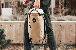 Remote D Backpack shown in canvas. Promotional Products for your brand.